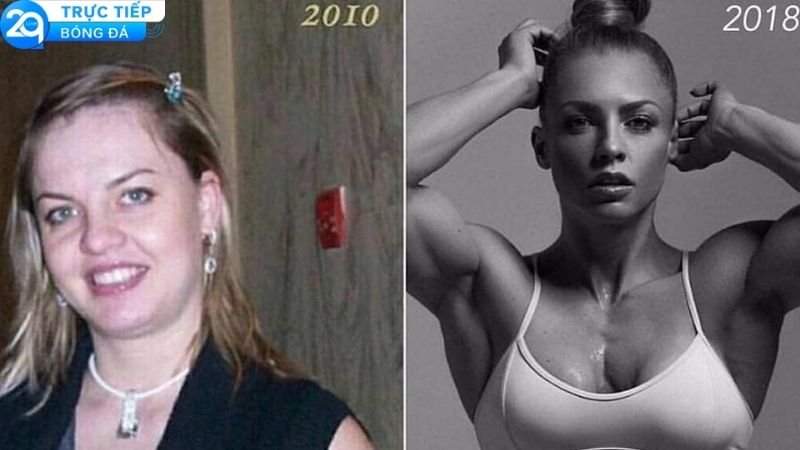 Eleonora Dobrinina 44 Tuổi Sở Hữu Tỷ Lệ Mỡ Bằng 0 - Không Nhận Ra Khi Nhìn Ảnh Quá Khứ 2 eleonora-dobrinina-1