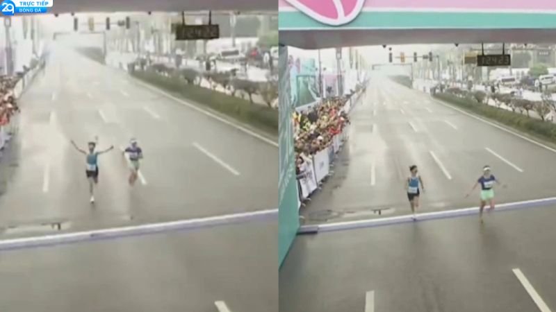 Hổ Thẹn! VĐV Marathon Xiao Fen Ăn Mừng Quá Sớm Và Nhận "Trái Đắng" Ở Giây Cuối! 2 vdv-marathon-xiao-fen-1